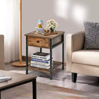 Table de chevet industrielle