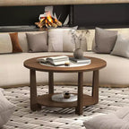 Table basse ronde en bois