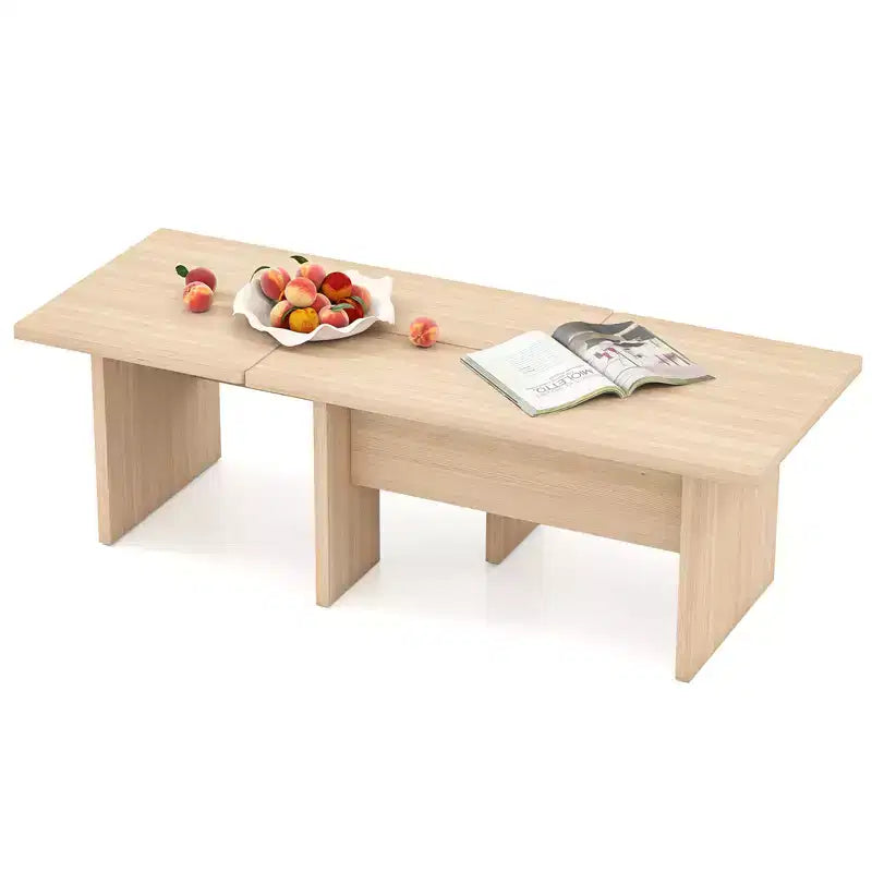 Table basse modulaire en forme de L
