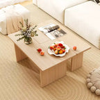 Table basse modulaire en forme de L