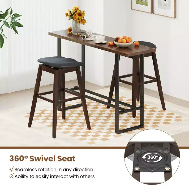 Tabourets de bar pivotants