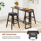 Tabourets de bar pivotants