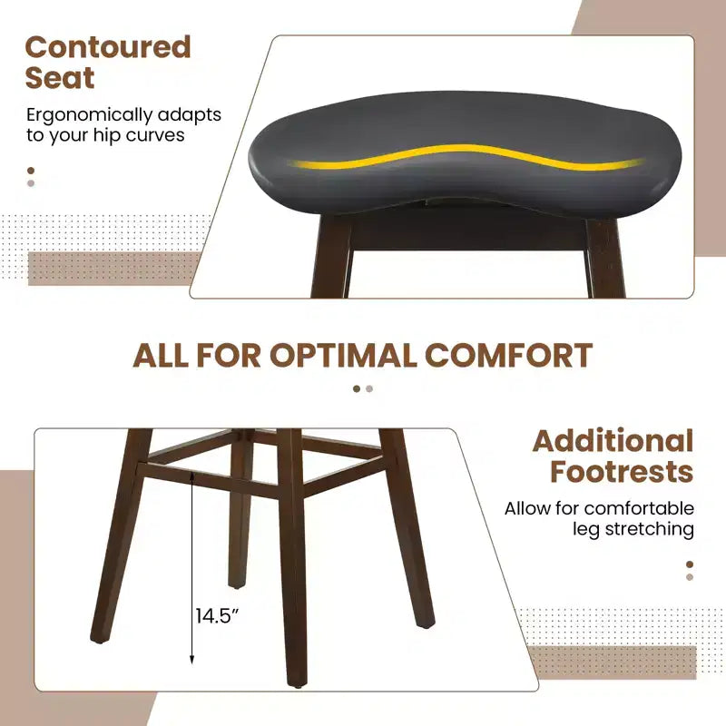 Tabourets de bar pivotants