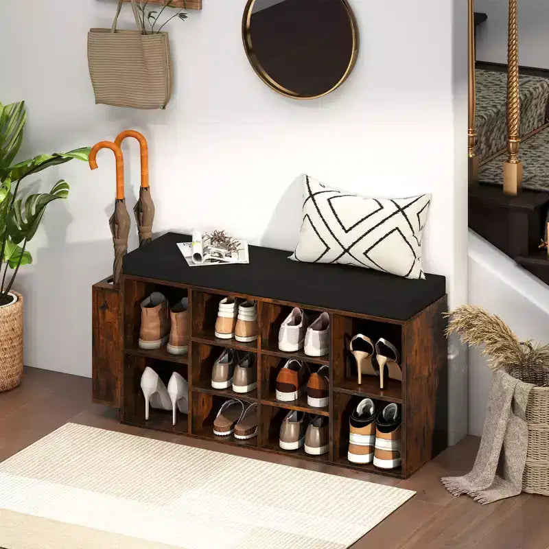 Banc de rangement pour chaussures