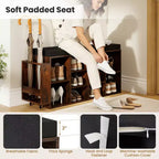 Banc de rangement pour chaussures