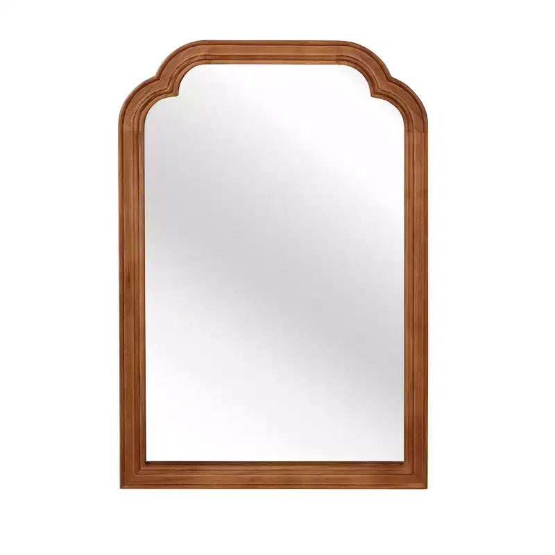 Miroir décoratif d'angle arrondi style campagne française