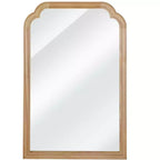 Miroir décoratif d'angle arrondi style campagne française