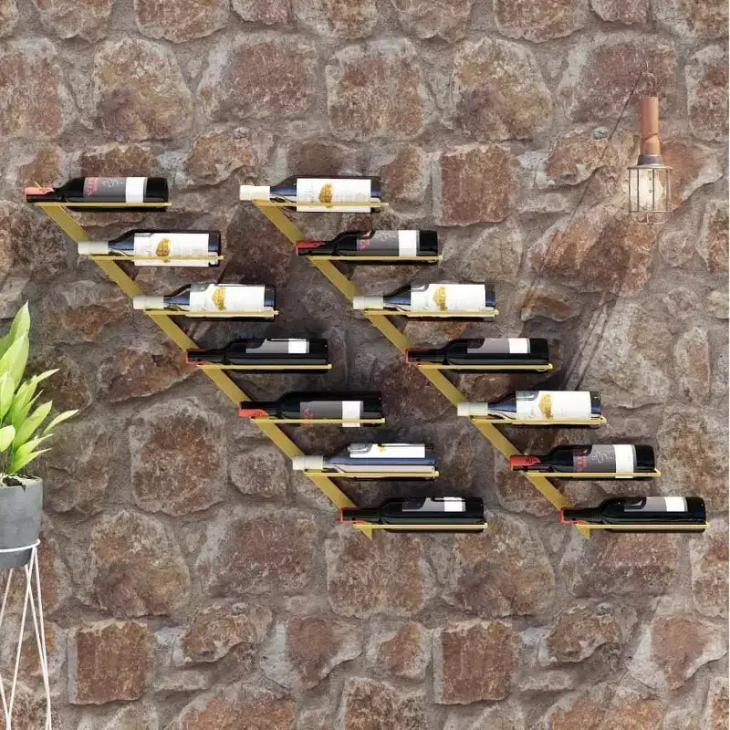 Range-bouteilles mural