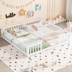 Lit au sol double/jumeau pour enfants