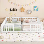 Lit au sol double/jumeau pour enfants