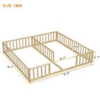Lit au sol double/jumeau pour enfants