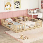 Lit au sol double/jumeau pour enfants