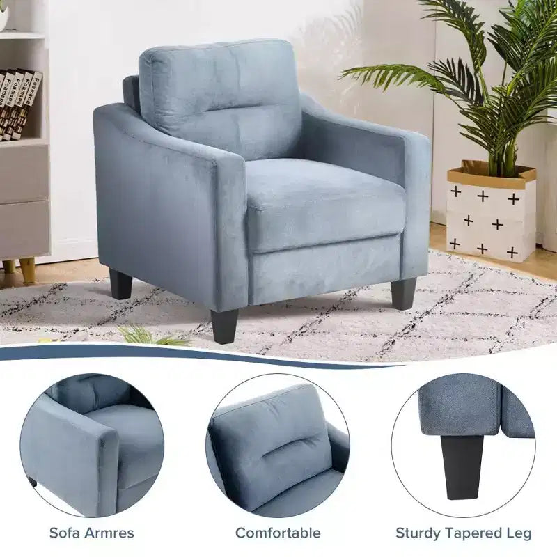 Canapé moderne, fauteuil d'appoint