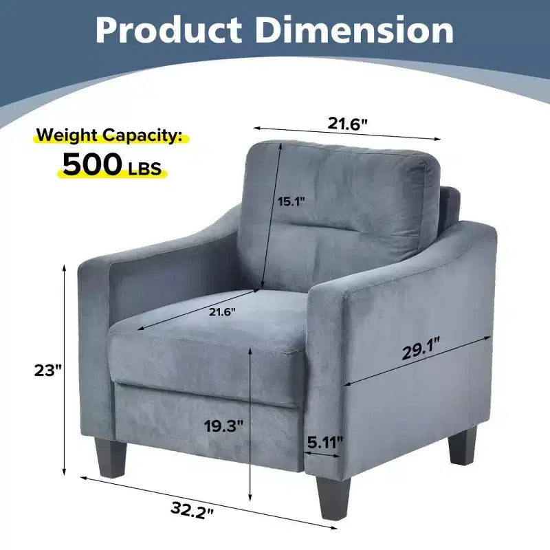 Canapé moderne, fauteuil d'appoint