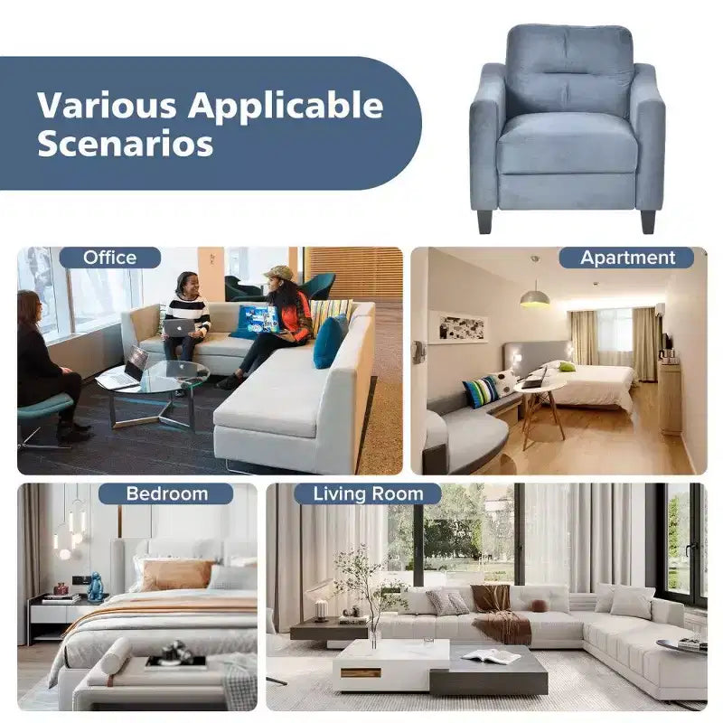 Canapé moderne, fauteuil d'appoint