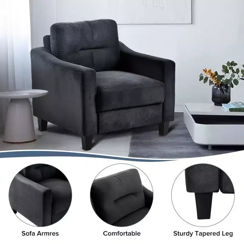 Canapé moderne, fauteuil d'appoint
