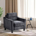 TUYOHW Velvet Sofa Modern Couch with U-Shaped Spring Support - Chenille Fabric for Living Room Office