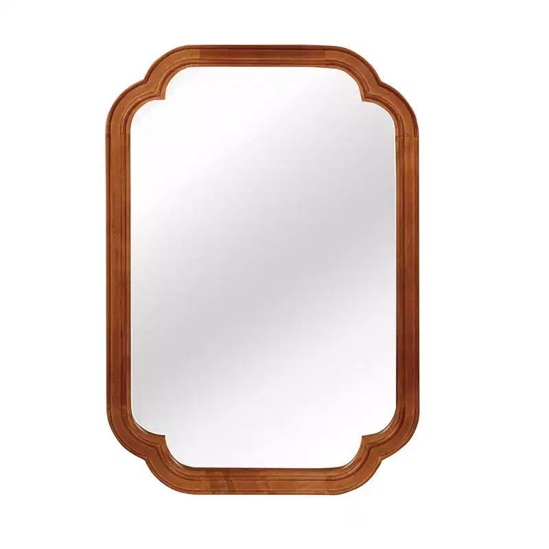 Miroir décoratif d'angle arrondi style campagnard moderne
