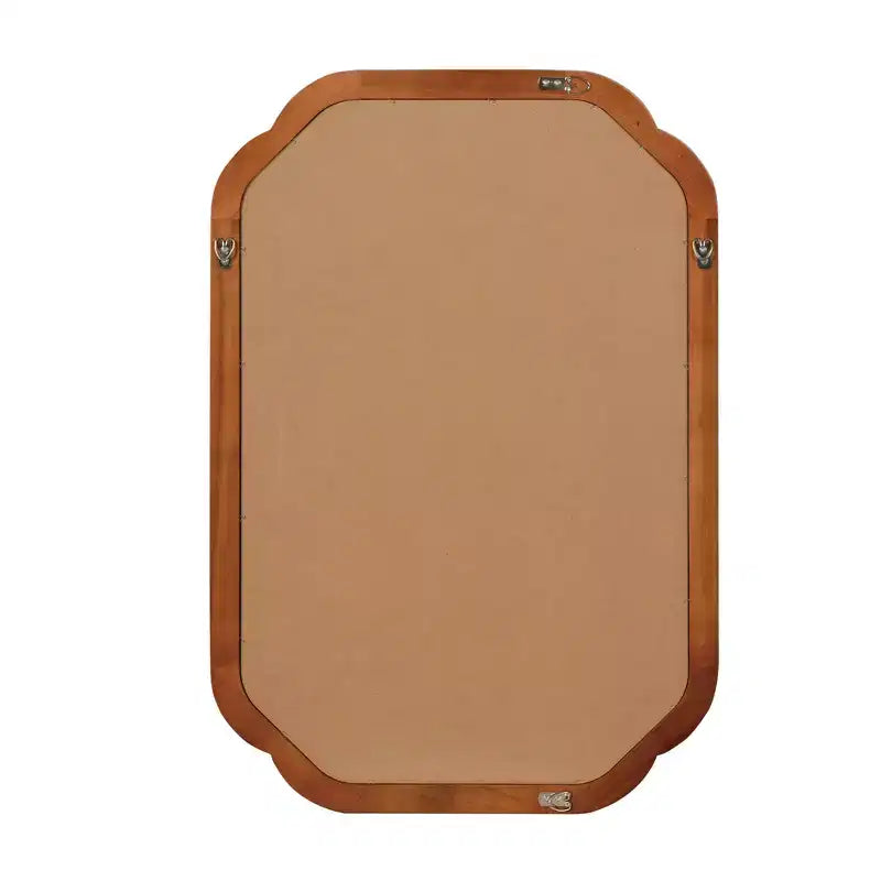 Miroir décoratif d'angle arrondi style campagnard moderne