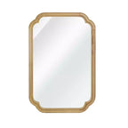 Miroir décoratif d'angle arrondi style campagnard moderne