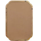 Miroir décoratif d'angle arrondi style campagnard moderne