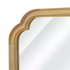 Miroir décoratif d'angle arrondi style campagnard moderne