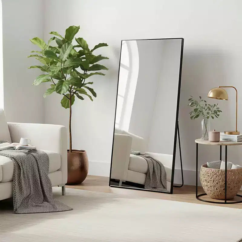 Miroir en aluminium pleine longueur