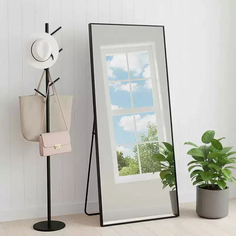 Miroir en aluminium pleine longueur