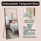 Miroir en aluminium pleine longueur
