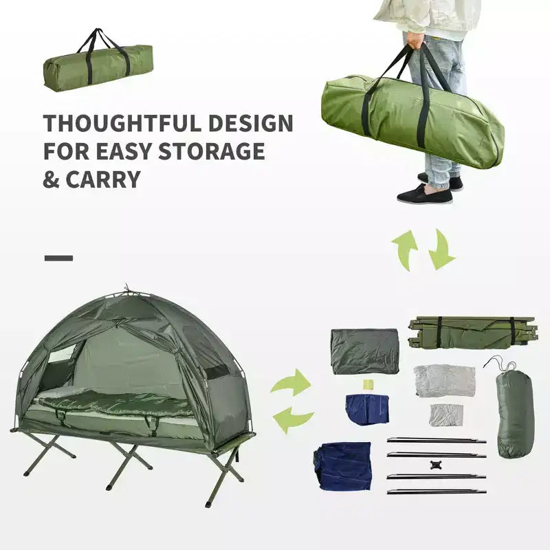 Lits de camp pliables tout-en-un