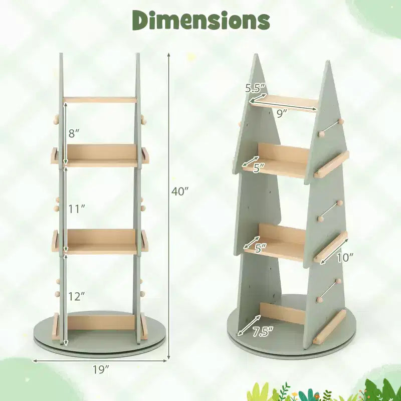 Bibliothèque rotative pour enfants