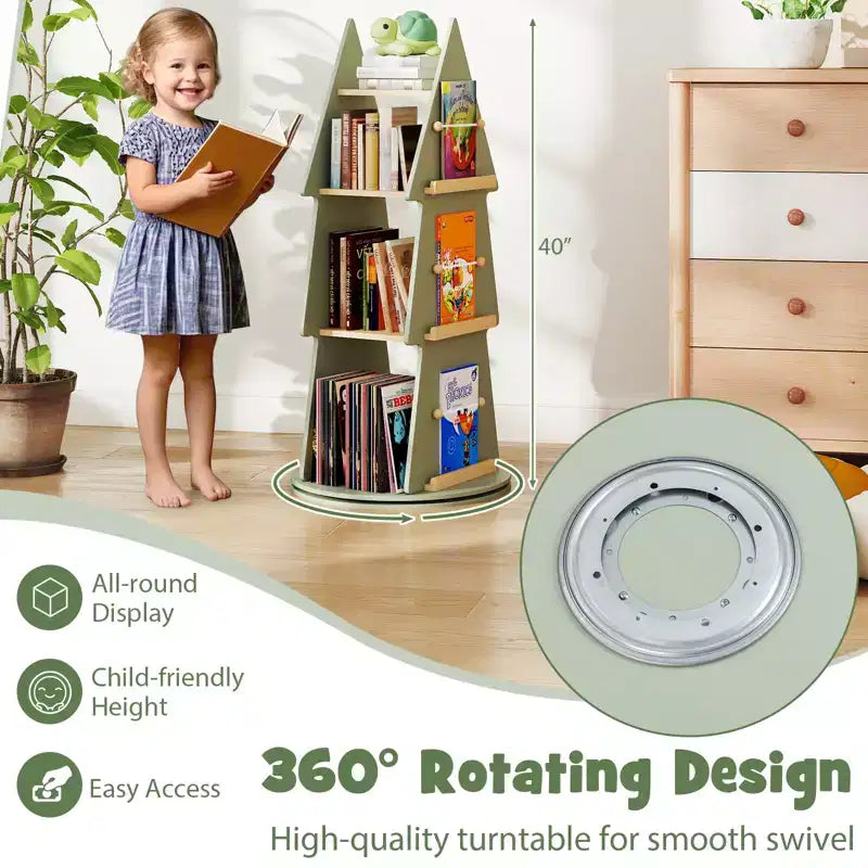 Bibliothèque rotative pour enfants