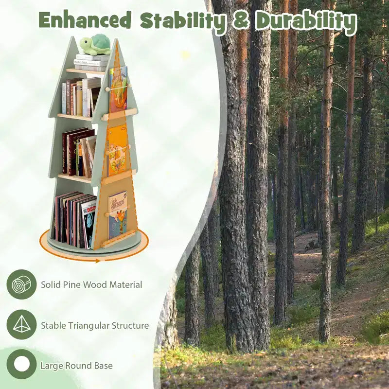 Bibliothèque rotative pour enfants