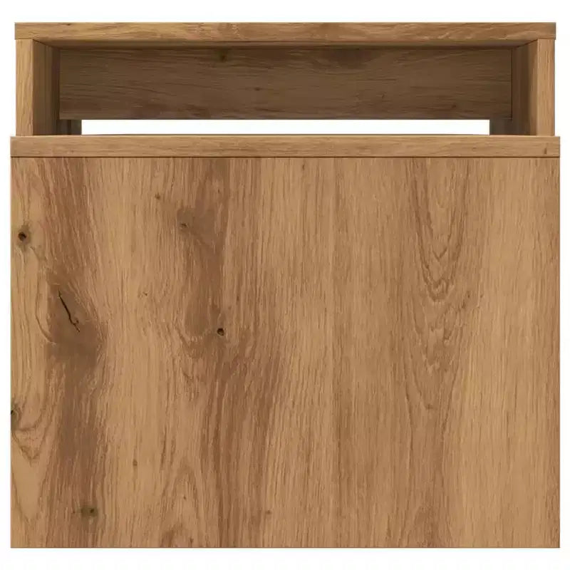 Table basse chêne fumé bois d'ingénierie moyen élégant