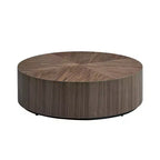 Table basse ronde moderne en bois