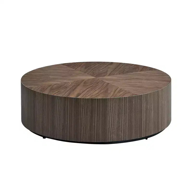 Table basse ronde moderne en bois