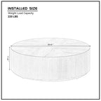Table basse ronde moderne en bois