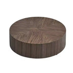 Table basse ronde moderne en bois