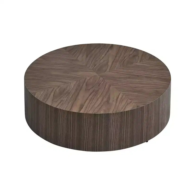 Table basse ronde moderne en bois
