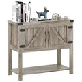 HOMCOM 2-Door Free Standing Sideboard Console Table with Bottom Shelf Entryway