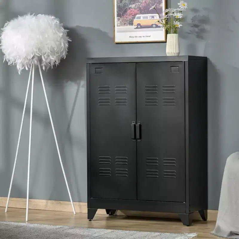 Rangement en acier de style industriel