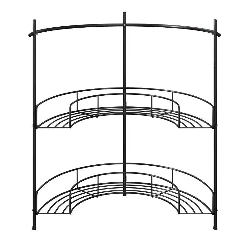 Organisateur d'évier sur pied noir